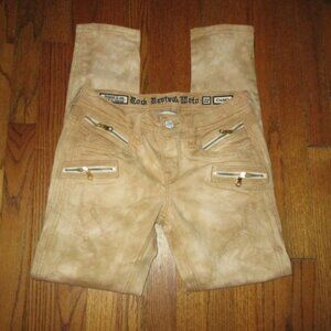 ROCK REVIVAL Moto Cladelle Skinny Jeans NWOT